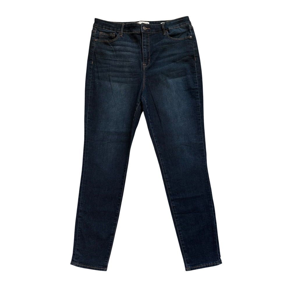 Social Standard by Sanctuary High Rise Skinny Jeans Dark Wash Denim Size 16/33